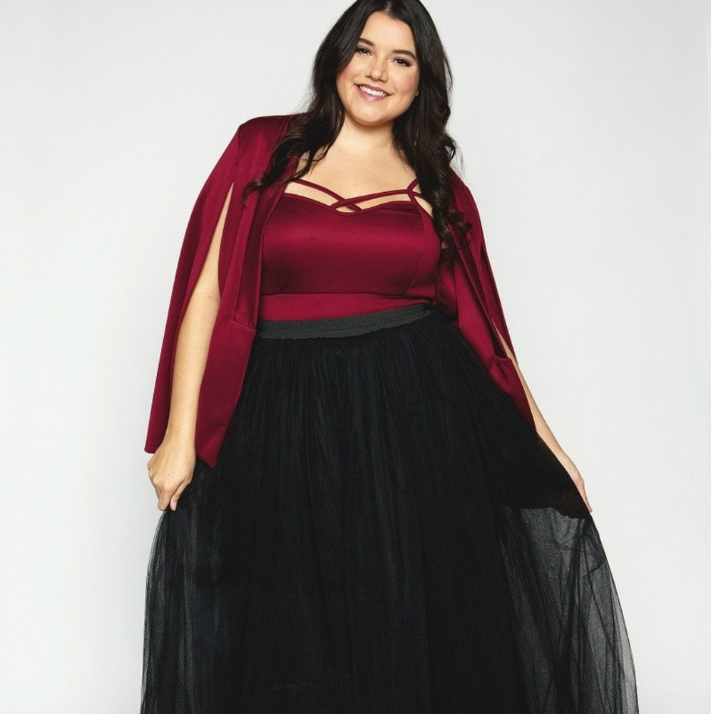 Society Plus Tulle ballgown skirt